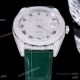 Swiss Grade Iced Out Rolex Datejust 40mm Watch ETA2836 Green Leather Strap (5)_th.jpg